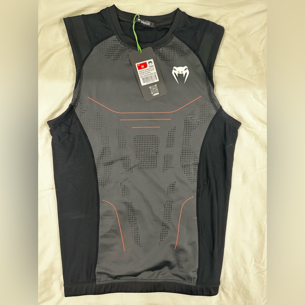 Kids Black and Gray Performance Tank Top